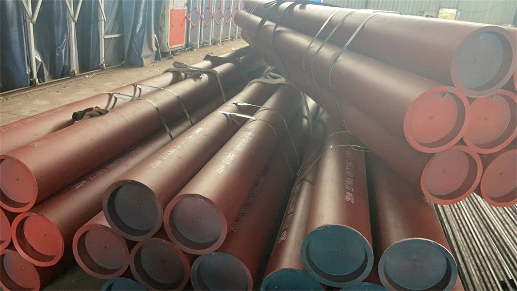 Schedule 40 Seamless Carbon Steel Pipe SAE 1020 1045 10 Inch Black CE Cutting