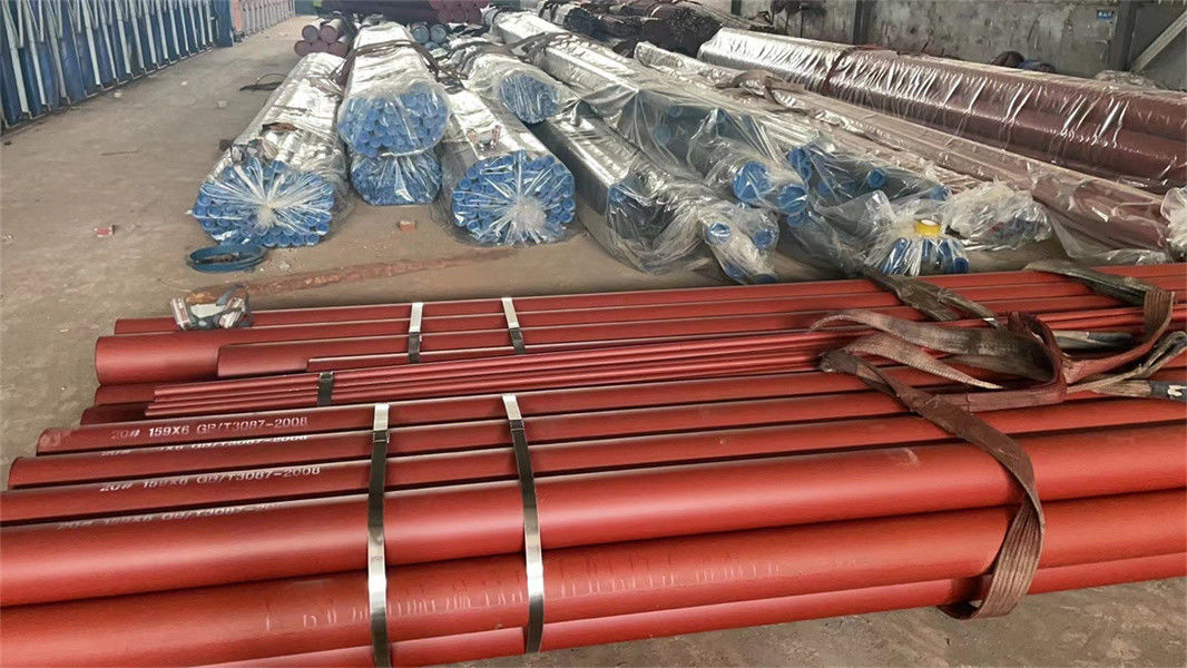 A53 Ce Round Hot Rolled Carbon Seamless Steel Pipe For Steam Boiler SMLS