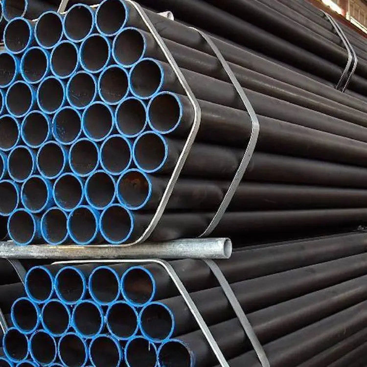 Aisi 4130  Seamless Mild Steel Pipe Round Tube Hot Rolled Grade A Schedule Black Iron