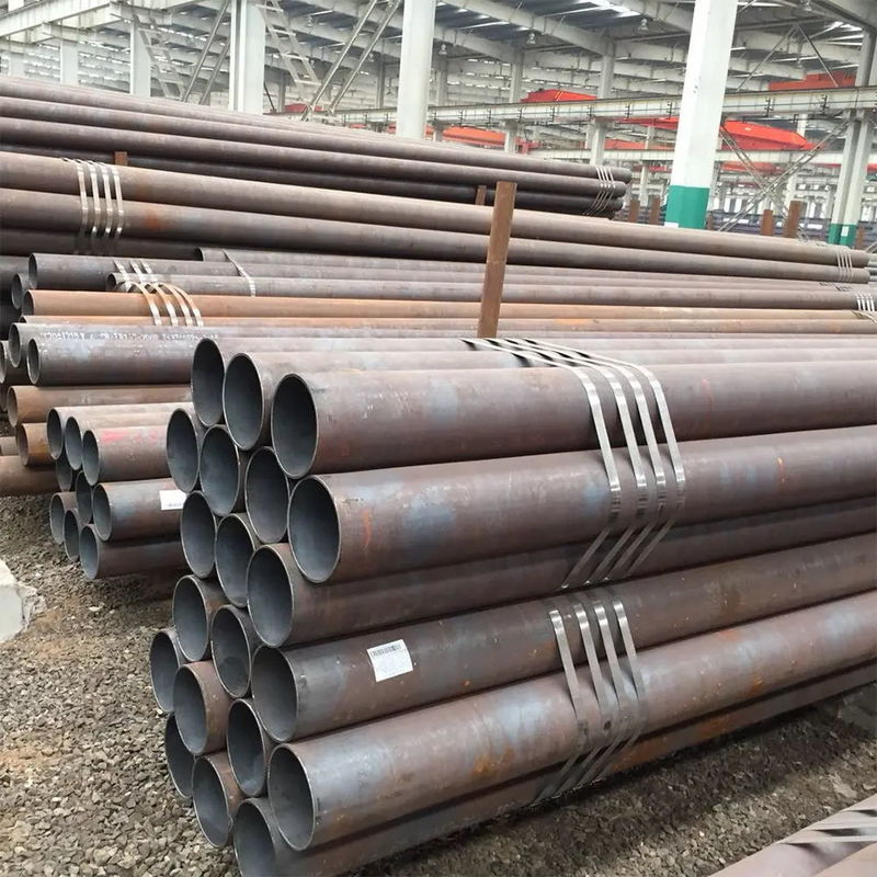 Precision Mild Steel Seamless Round Tube Pipe Alloy Seamless Steel Tube Production